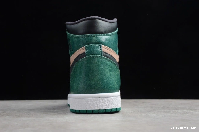Retro Bio Anthracite Green Beige Jordan 1 High Mystic AH7389-203 Air 0607